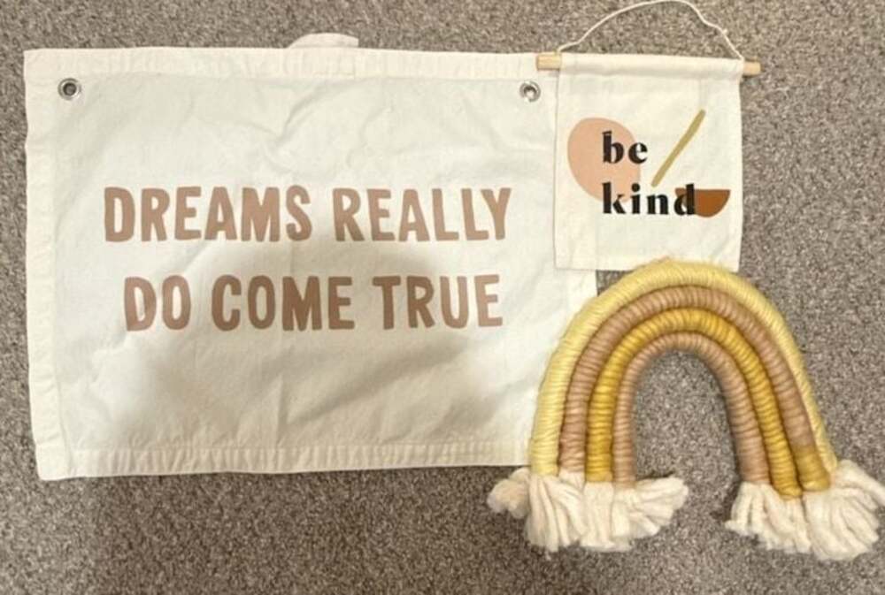 Imani Collective Wall Hanging Set: Banners and Yarn Rainbows